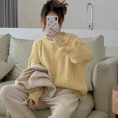 LUNA GIRL 女款漸層針織開襟衫