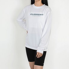 험블스튜디오 여성용 커런트 레터링 쿨티 기능성 긴팔 티셔츠 IMUD