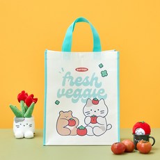 버터샵 모던하우스 베지갱 프레시 베지 부직포 쇼핑백 M