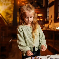 koko noko 兒童蕾絲上衣