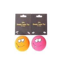 TTPET 甜心乳膠球 狗狗玩具, 2入, 隨機出貨