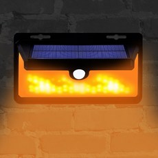 城市 LED 太陽能傳感器燈火焰罐, 單色