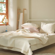 로지아 고밀도 면 시원한 여름 스프레드, 아이보리