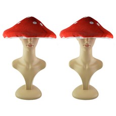 派對帽子, 紅蘑菇, 2個
