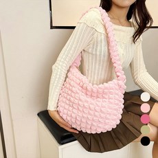 Elsso Cloud 雲朵日常散步斜背包, 粉紅色