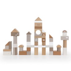 Label Label 木質積木組, 焦糖色, 1套