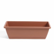베란다 텃밭 화분 + 받침대 2종 세트, 브라운, 1개