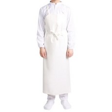 가드맨 양면코팅 방수 앞치마 고리형, WHITE, 1개