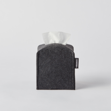 한샘 펠트 정사각 티슈케이스 소, 차콜, 1개