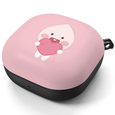 Wi Little Kaka Friends Sweet Wi Little Heart Galaxy Buds 2 / Pro / Live Hard Case, 小桃子(粉紅色), 單一商品