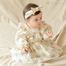 Little rabbit 女童碎花洋裝