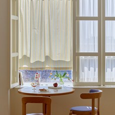 maatila Vintage Mansion 60支紗純棉遮蔽簾 窗戶型, 牛奶焦糖