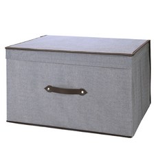 HyperPlanet 布料收納箱, 灰色, 1個
