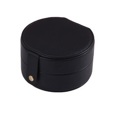 원형 이동 휴대용 미니 보석함 CJ-RA80, 1개
