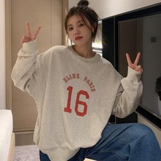 피어니스트 식스틴 데일리코디 루즈 맨투맨
