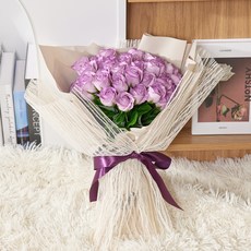 ASPASIA Blumen 漸層玫瑰香皂花 50入, 薰衣草紫