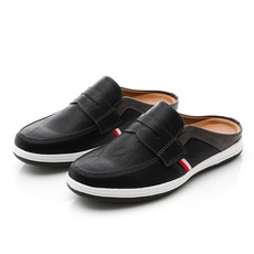 GODSHOE 男士Tebangs便士穆勒拖鞋, 265, 黑色
