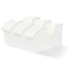 lifist Wave 廚房收納收納盒 3p, 白色