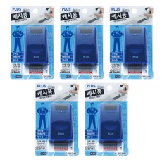 PLUS 防止個人信息洩露滾子郵票現金乒乓球 IS-500CM-KR 藍色, 黑色的, 5個