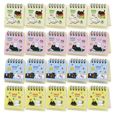 pinkfoot 1000 2024年喵喵小貓曆 4種組, 混色, 5組