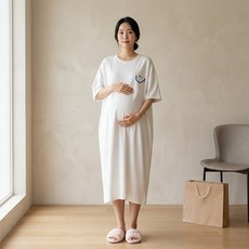 INFIOUS 微笑休閒大尺碼短袖連身裙 I263-0329