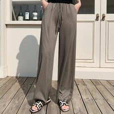 루나걸 여성용 아리안 밴딩 와이드 팬츠 L24SMP040420