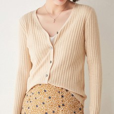 Andaromi 女款修身開襟衫