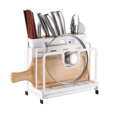 MONACO OLIVE 芒果鋼攤位系統廚房架, 白色的, 1個