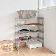 플라타 슬라이드 주방선반, 그레이, 1개