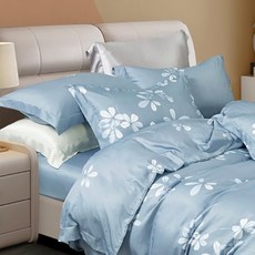 J-bedtime 床寢時光 萊賽爾天柔絲花款美式枕套 G7650-1