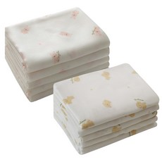 BABY&I 嬰幼兒竹纖維布尿布 2款 x 5片組, 뭉뭉, 邦尼, 1套