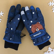 LINE FRIENDS 兒童用 Good Night 滑雪手套 50001