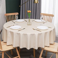 Air 復古設計圓形桌布, TYPE L, 160cm