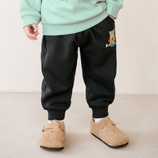 mollimelli 兒童Play Bear刷毛束口褲