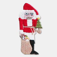 角色布貼 聖誕老人2 40 x 97 mm, 混合色, 1個