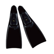 TUSA Fighter Kyle 生膠腳蹼 FF-16, 黑色的