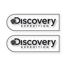 戶外車用裝飾貼紙 Discovery B 中型, 2個, 黑色
