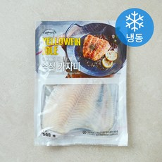 미국산 손질 가자미 (냉동), 1개, 500g