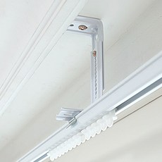 레일용 높이조절 브라켓 3p, 화이트, 1세트