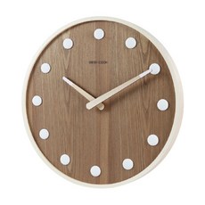 우드 심플 모던 인테리어 벽시계 RD_231, 월넛