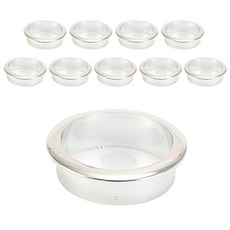 精選五金 鑽孔封蓋 銀色 55mm, 10個