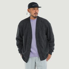 FiveXL 男士寬鬆大尺碼魔術開襟衫