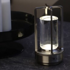 WONHA LED 2W Truemon 充電式三色變換檯燈, 銀色