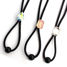 寶石造型口罩掛繩 3入組