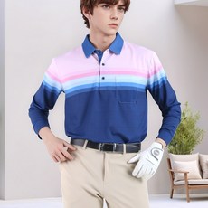 Boy to Man 男士夏季彈性翻領高爾夫T恤 NBMT557