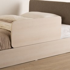 리바트 커먼베드 침대 가드 + 브라켓 세트, 화이트오크