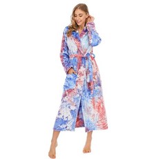 女款半月染色華麗浴袍 GS01_RD_205