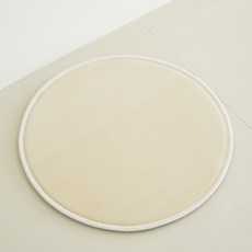 inroom 分層空氣網眼靠墊 夏季圓形坐墊, 米色