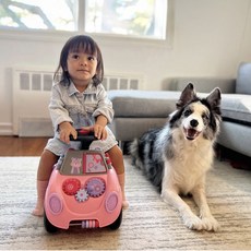 Radio Flyer 幼兒復古滑步車, 1個, 粉色