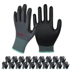Shinjeong Glove Clover Grip NBR塗層手套 M, 單一顏色, 20雙